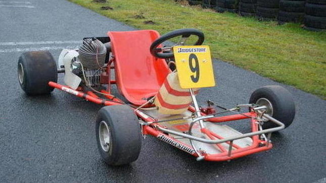 Now's Your Chance To Own Ayrton Senna's Old Go-Kart