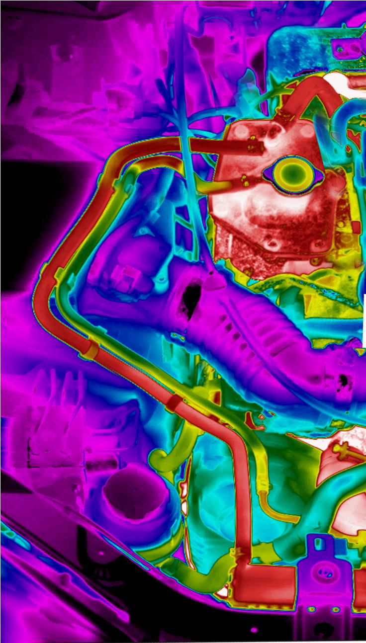 Engine cooling pipes
