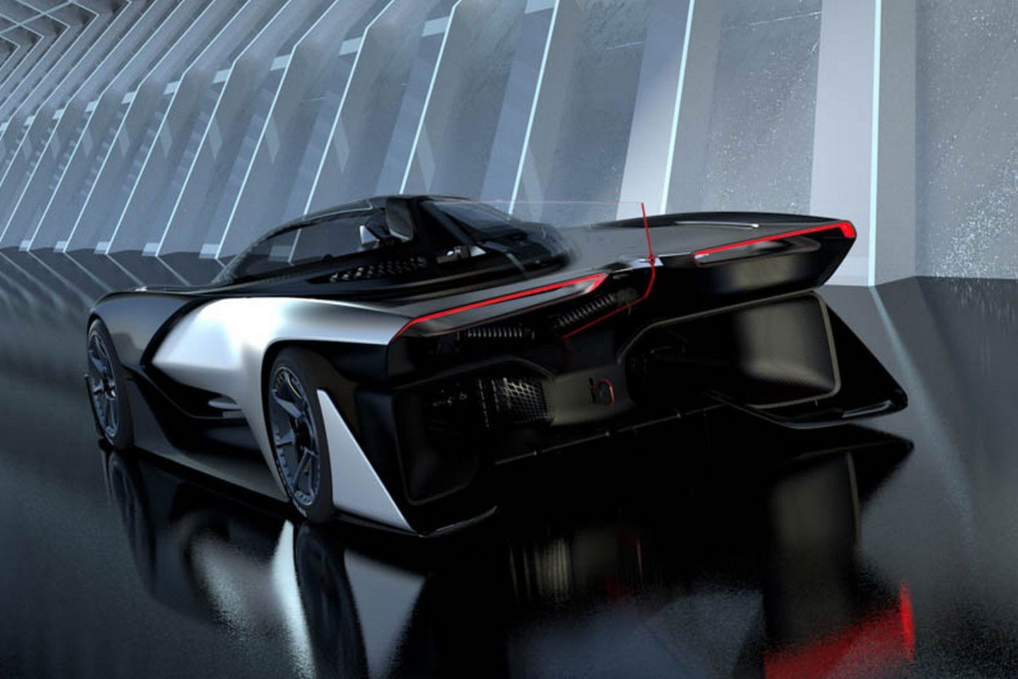 Understandably, Faraday Future's FFZero1 concept was a little more radical that the company's first production car