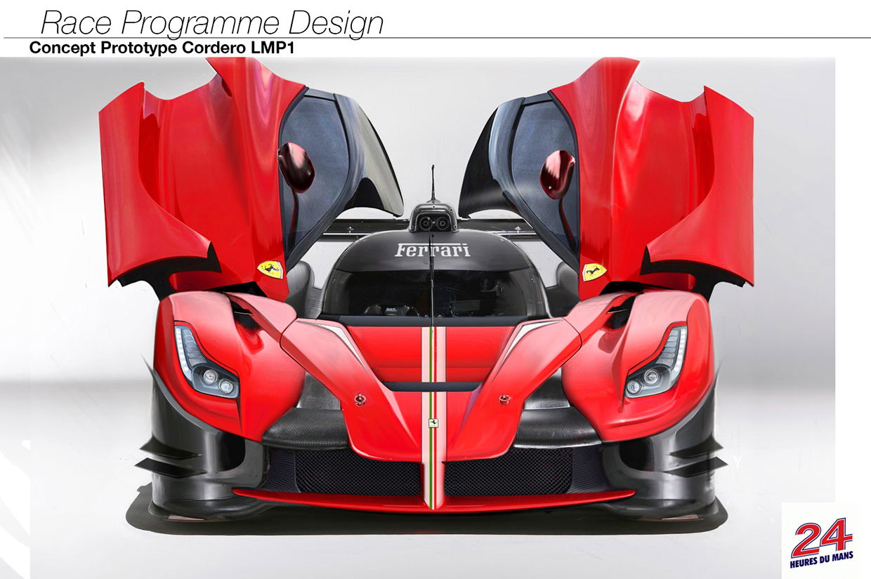 This Stunning LaFerrari LMP1 Concept Has Us Praying Ferrari Will Enter Le Mans