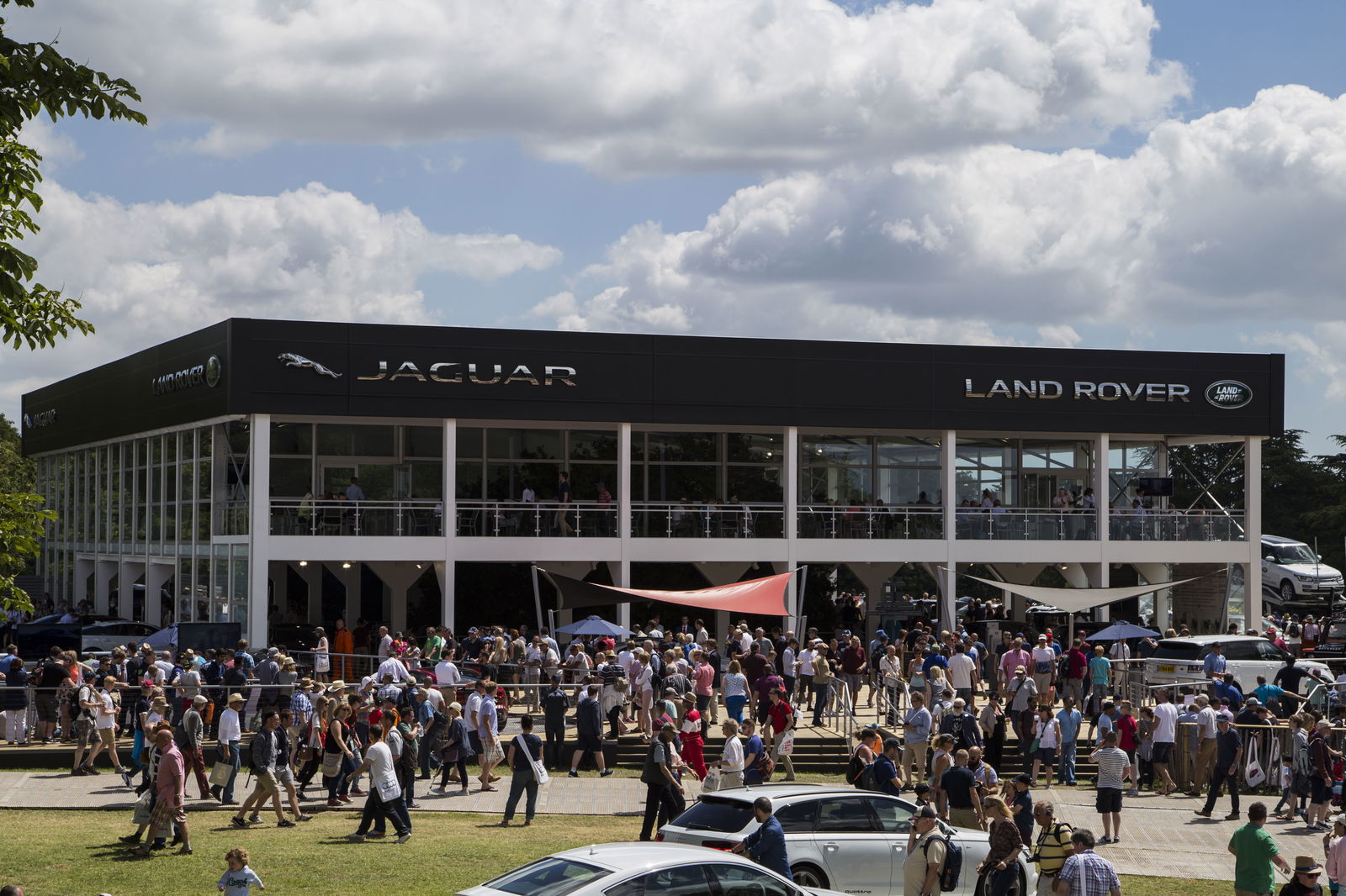 Arranged over two floors, JLR's stand was quite possibly the largest at the show, and had on-site driving activities