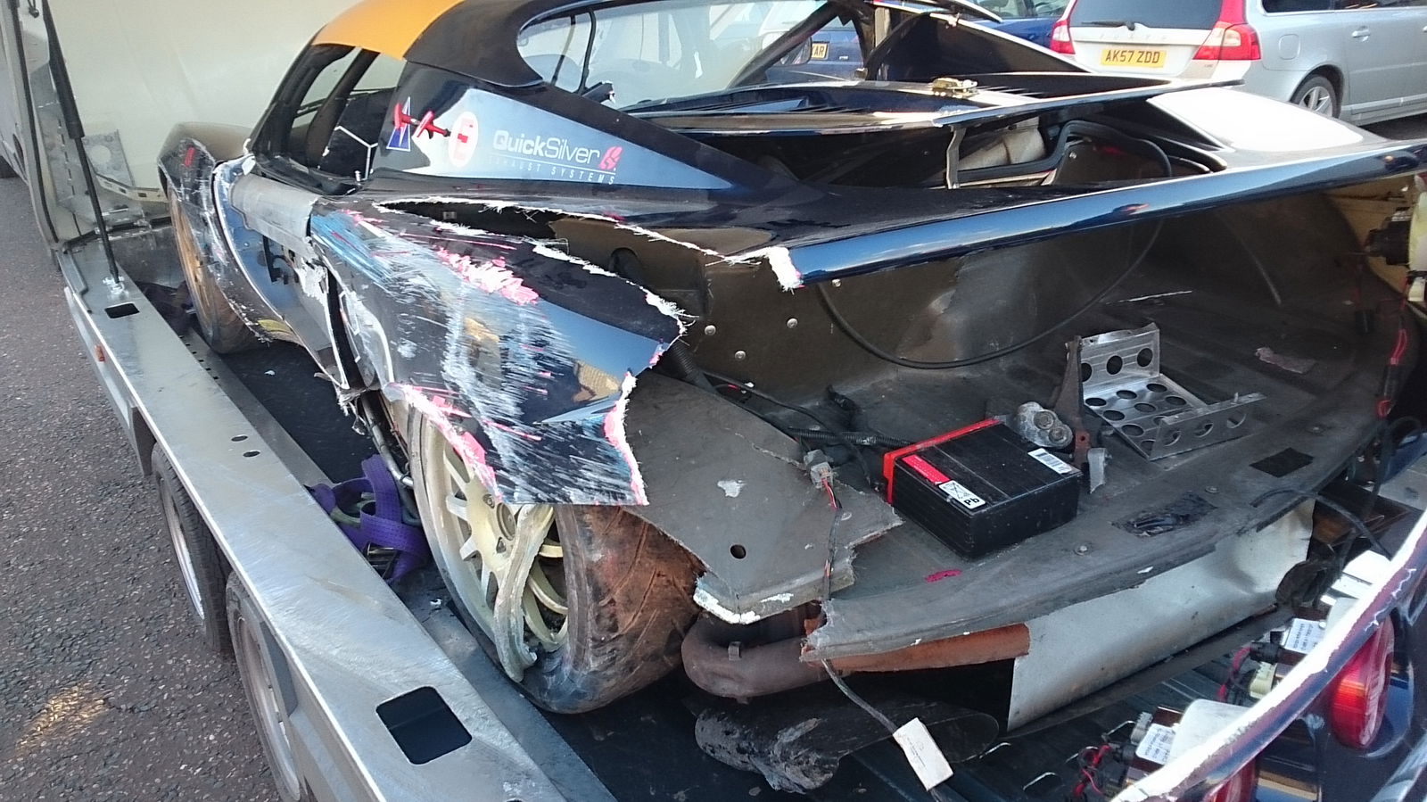 Suspension Failure At 110mph Looks Absolutely Terrifying