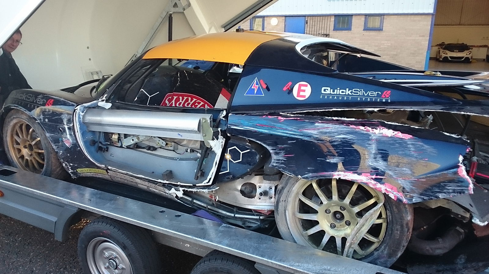 Suspension Failure At 110mph Looks Absolutely Terrifying