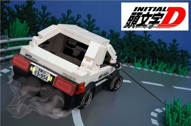 Petrolheads Unite: This Awesome Initial D Lego Set Needs Your Support