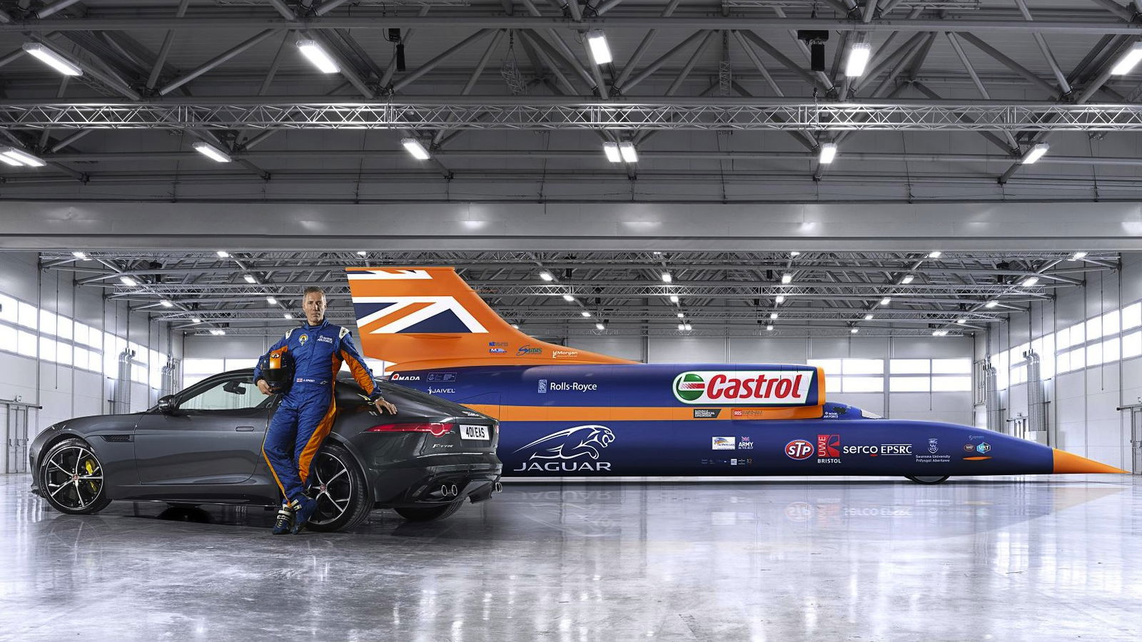 The 1000mph Bloodhound SSC Will Use A 542bhp Jaguar V8 Just To Power A Fuel Pump