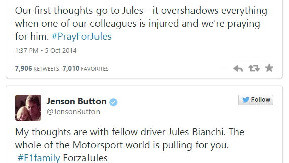 Motorsport’s Beautiful And Touching Tributes To Jules Bianchi 