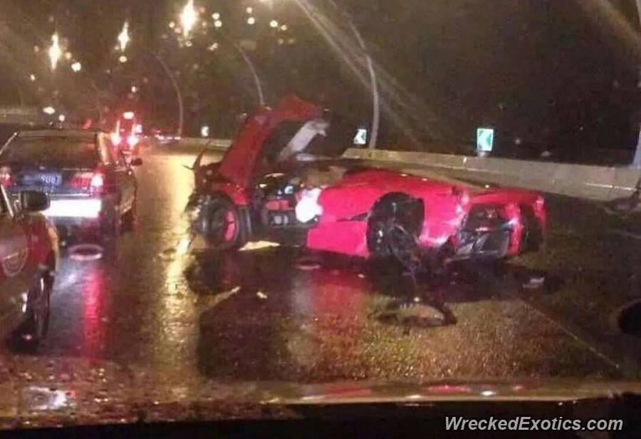 Man Wearing Ridiculous Shoes Wrecks LaFerrari In Shanghai