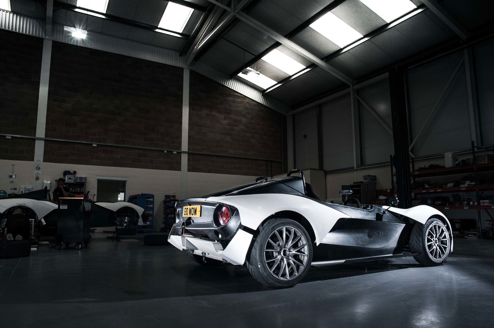 An early E10 prototype, pictured at Zenos HQ in 2014
