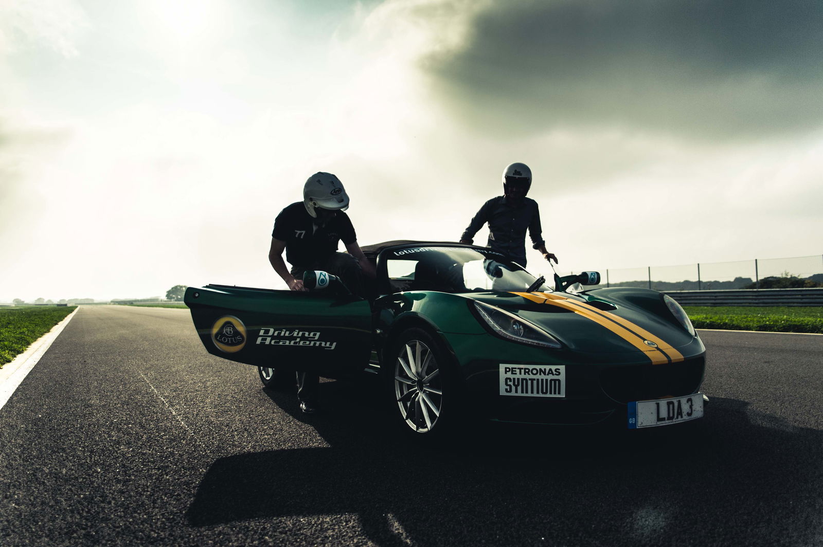 With my time in the Elise at an end, we swap places so I can be shown what the car is capable of in more skilled hands