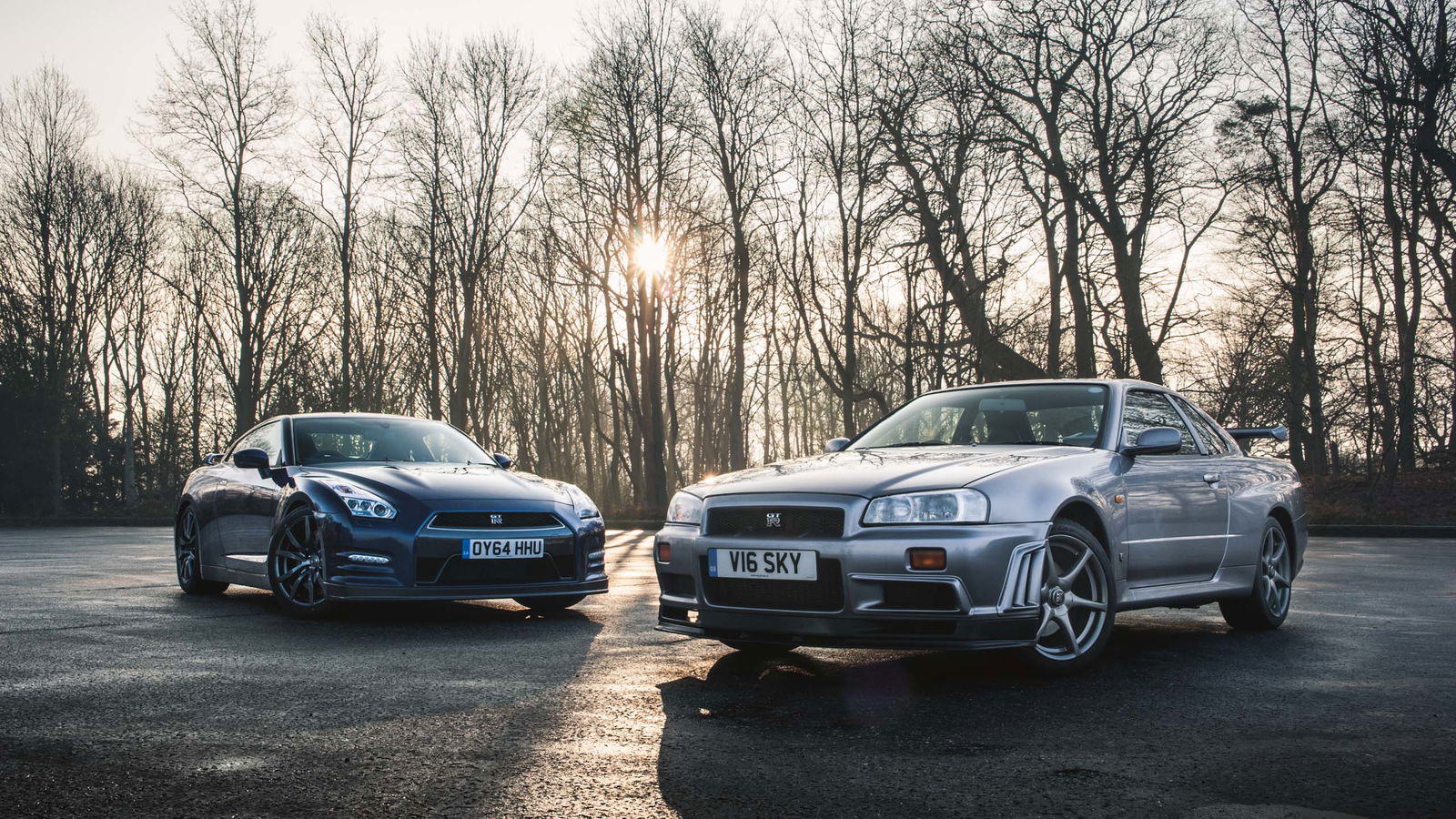 Nissan R34 Skyline GT-R Vs R35 GT-R: Downloadable Image Gallery Part 1