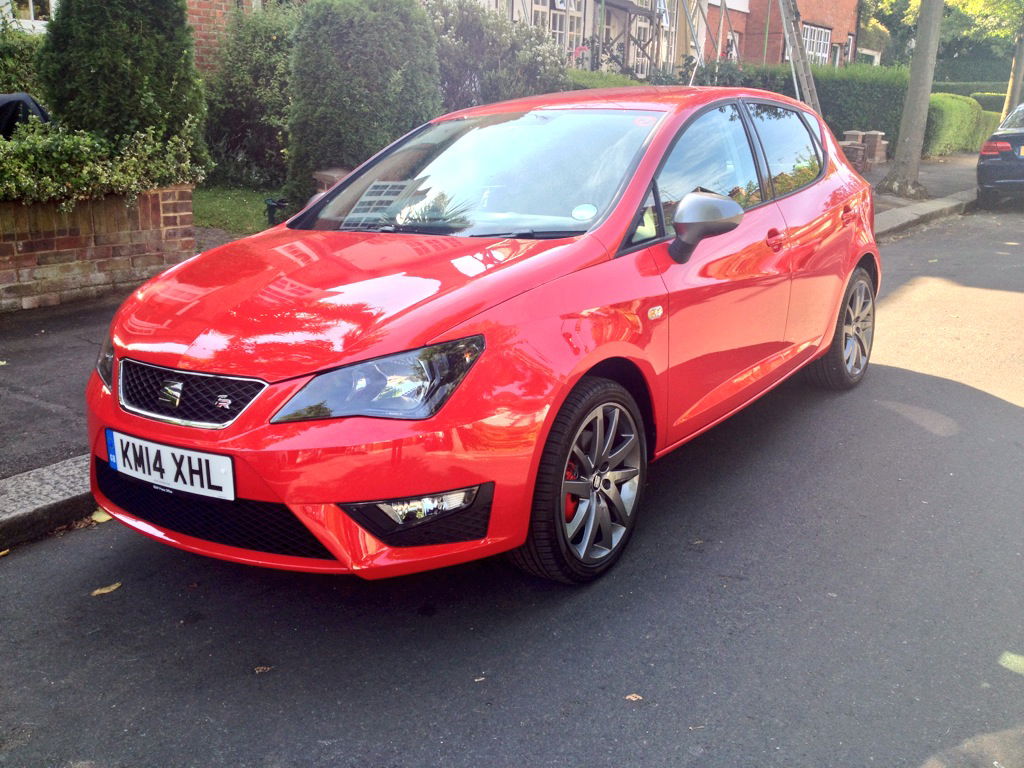 This Seat Ibiza 1.4 ACT FR is CT's new long-termer. It is also the target of weekend driver inattentiveness