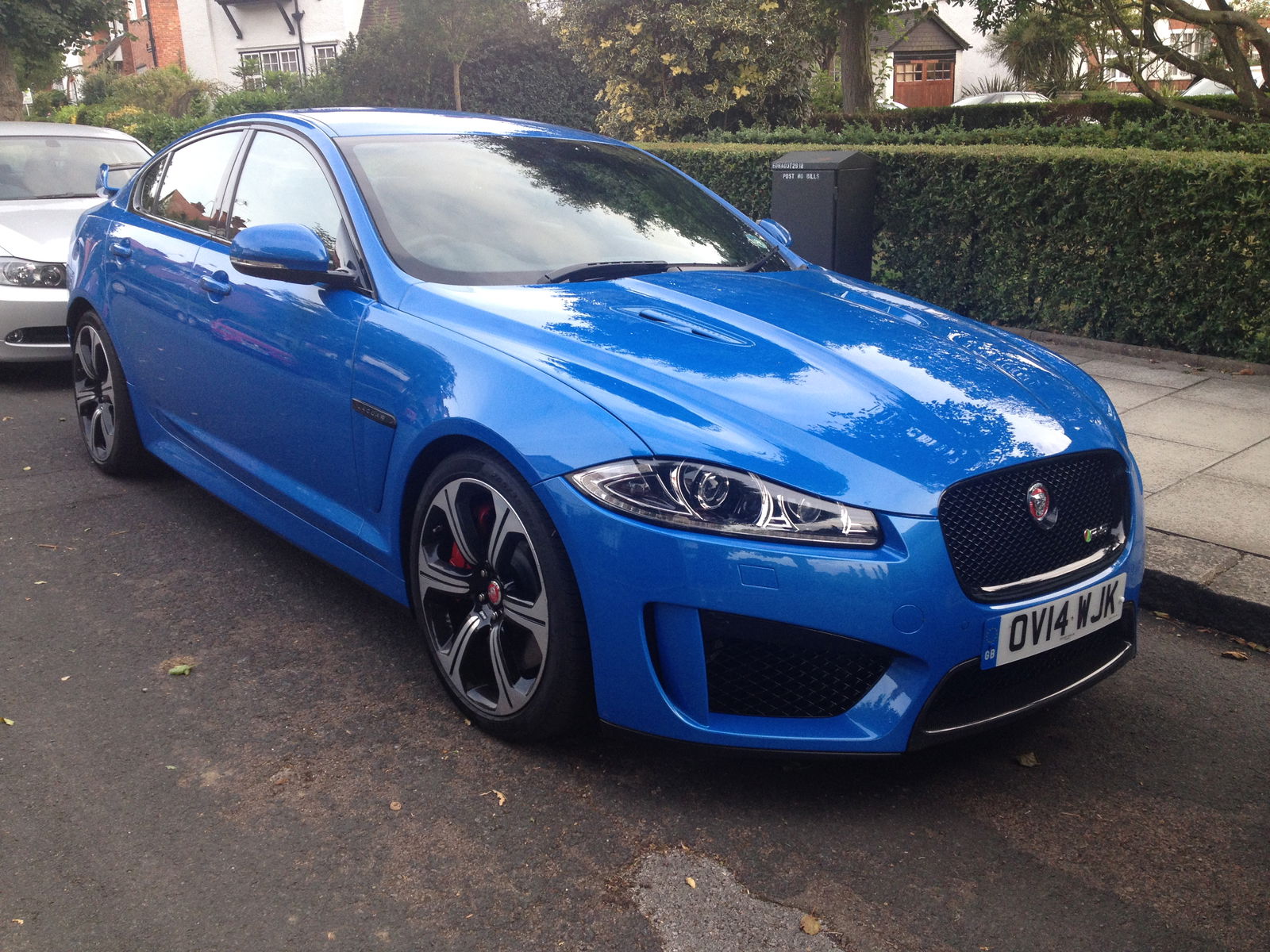 Here's a shot of the XFR-S, a car which I'm convinced is trying to kill me...