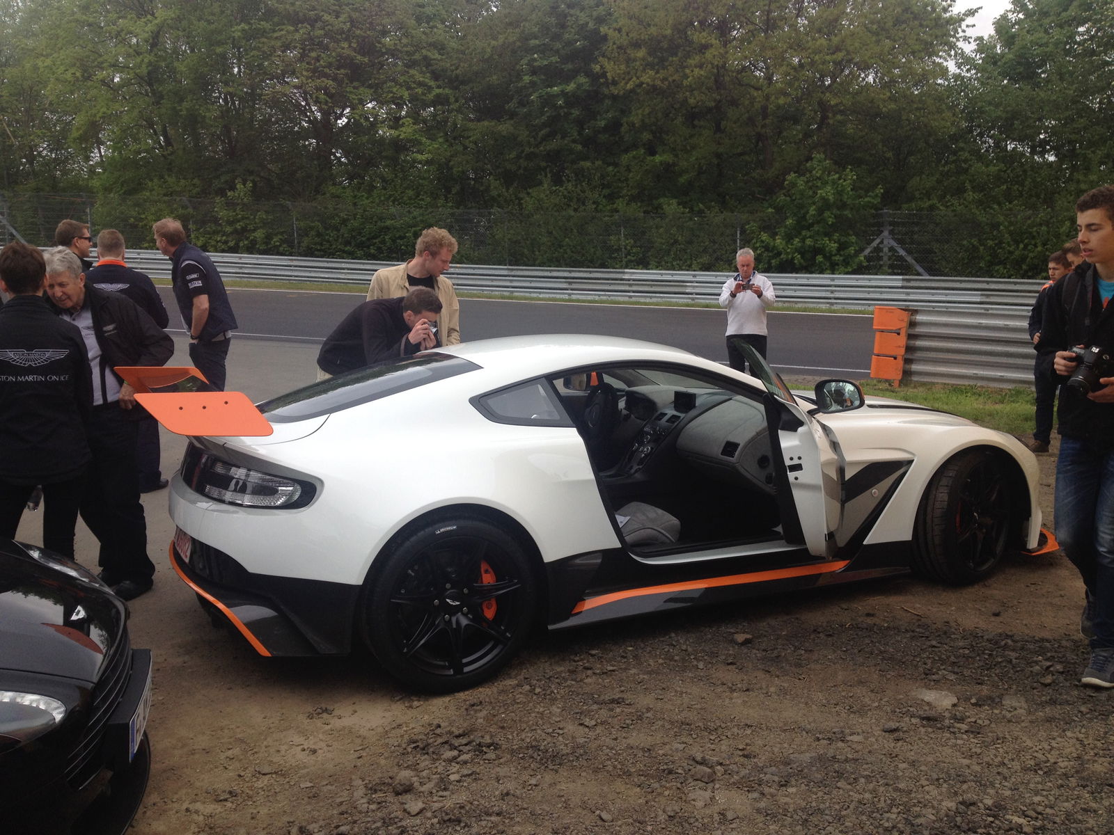 A few hours later, I got to drive a lap of the 'Ring before the race began. This Vantage GT12 was my pace car