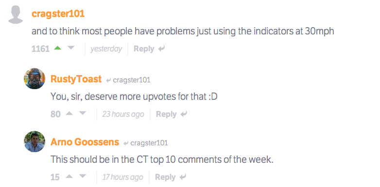 The 10 Best Comments On CT Last Week