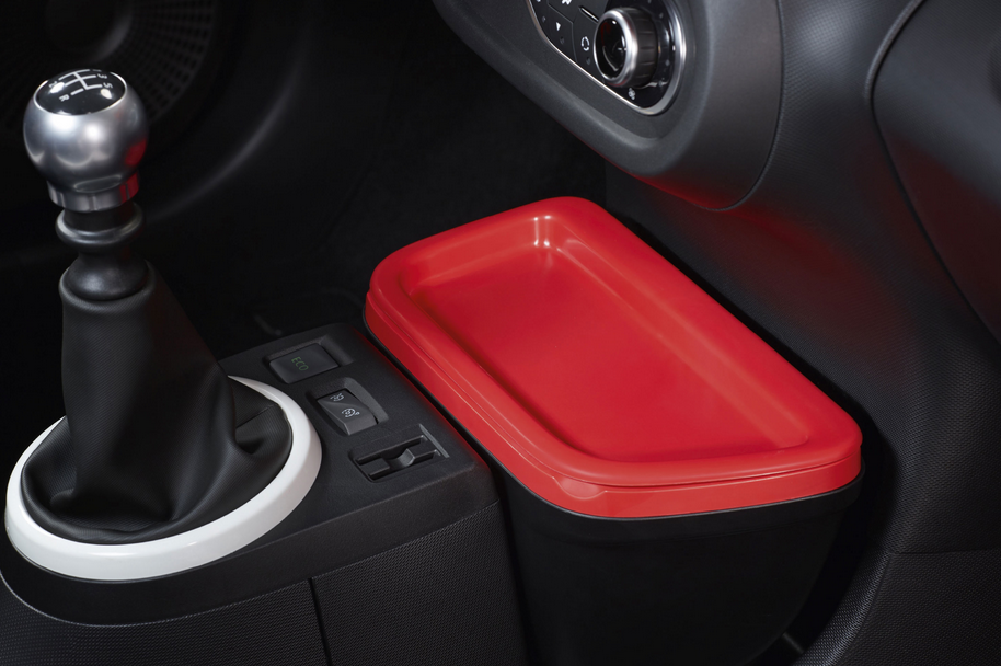 Once you've pulled the bin out, you have nowhere to put it