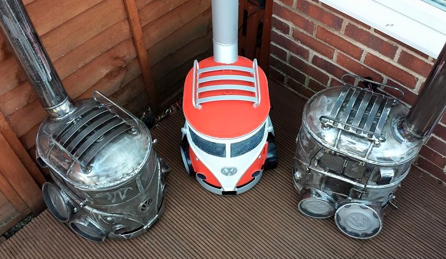 These VW Campervan Log Burners Are The Hottest Things You Can Buy Right Now