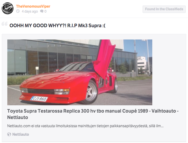 #FantasyFriday: The Best Classified Adverts You've Found so Far