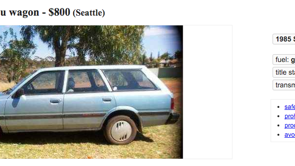 This V8-Swapped 1985 Subaru Wagon Is Being Sold In The Most Brilliantly Honest Way