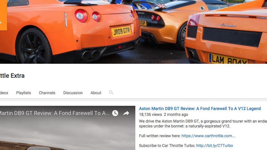 Introducing Car Throttle Extra: Your Place For Even More CT Video Content