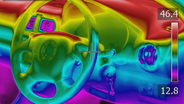17 Fascinating Thermal Imaging Car Pics