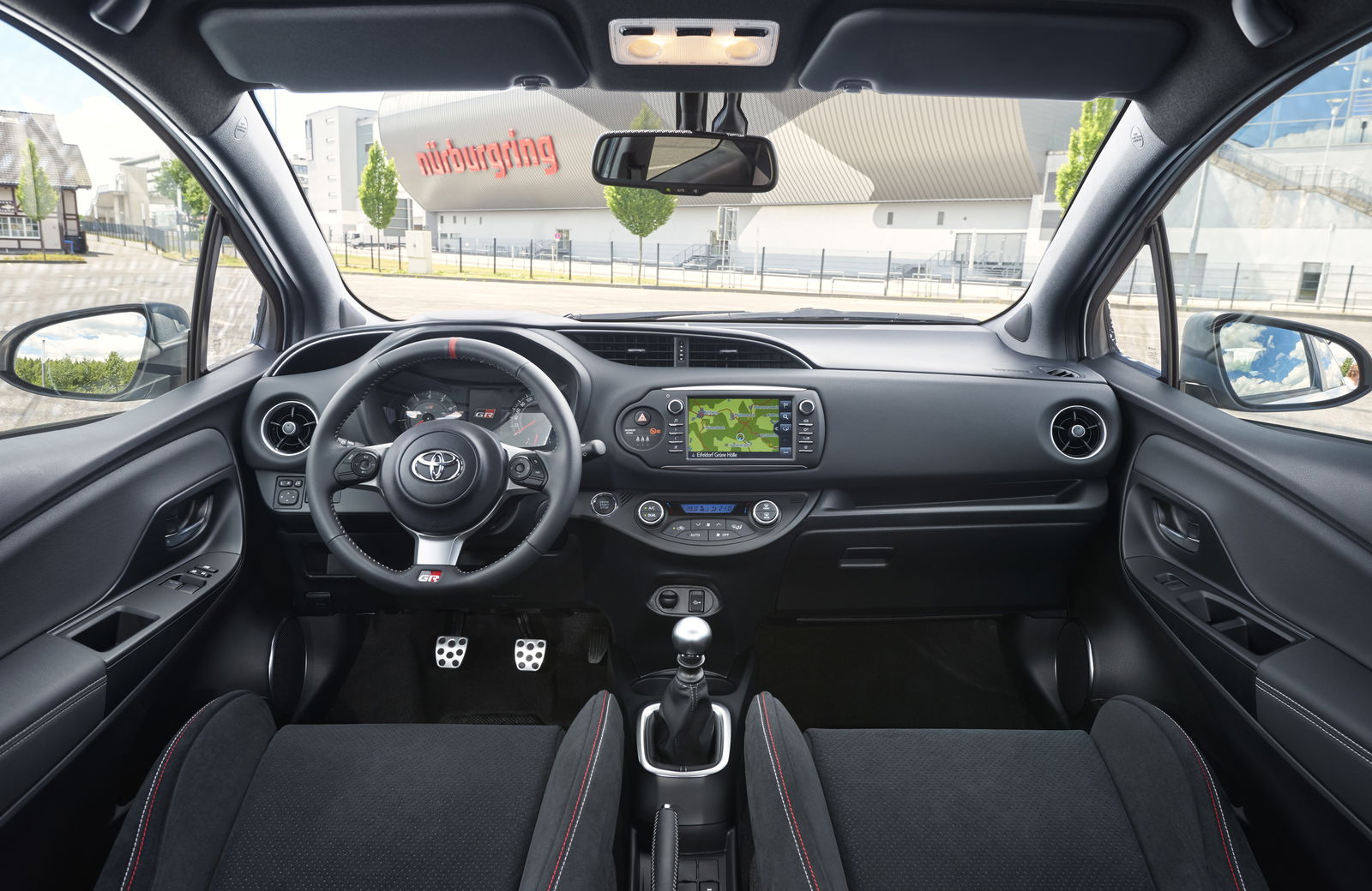 The GRMN borrows its steering wheel from the GT86