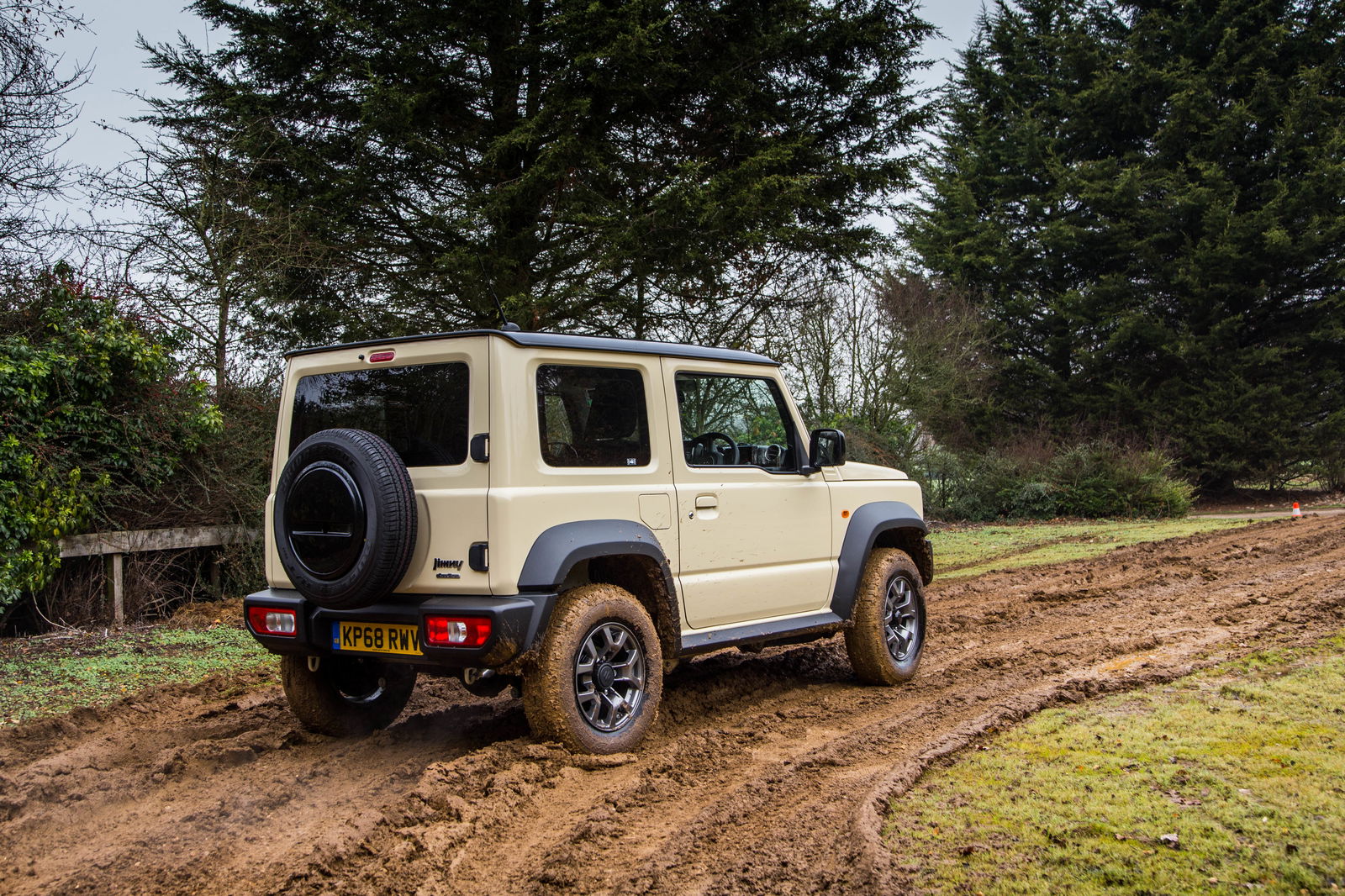 This Jimny is finished in 'Chiffon Ivory', but we have a better name for it...