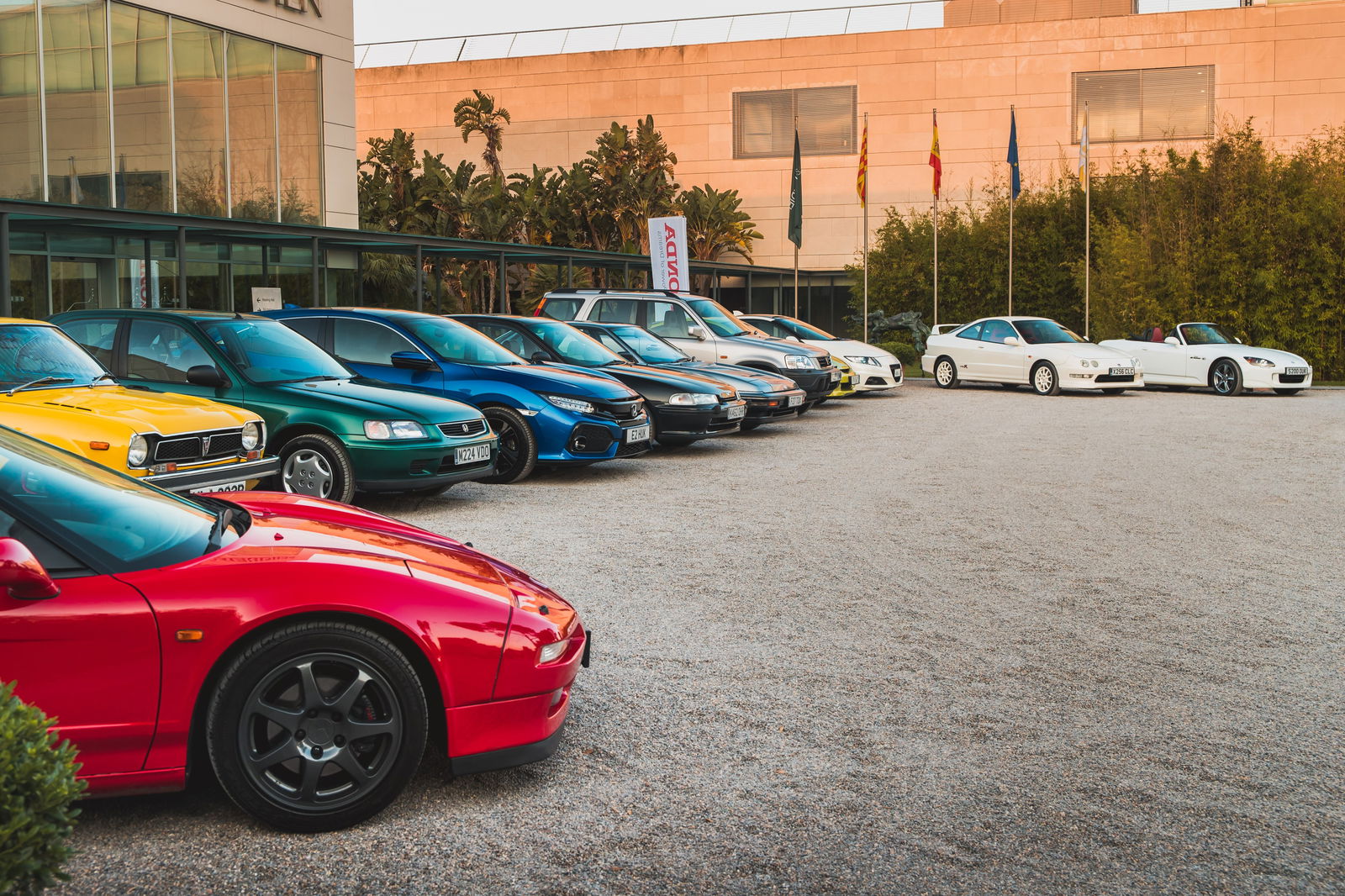 The CR-V rubbed shoulders with legends at the heritage driving event, but its driving experience still stood out
