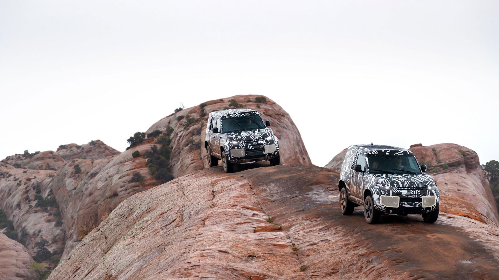 Here's The New Land Rover Defender Doing Land Rover Defender Things
