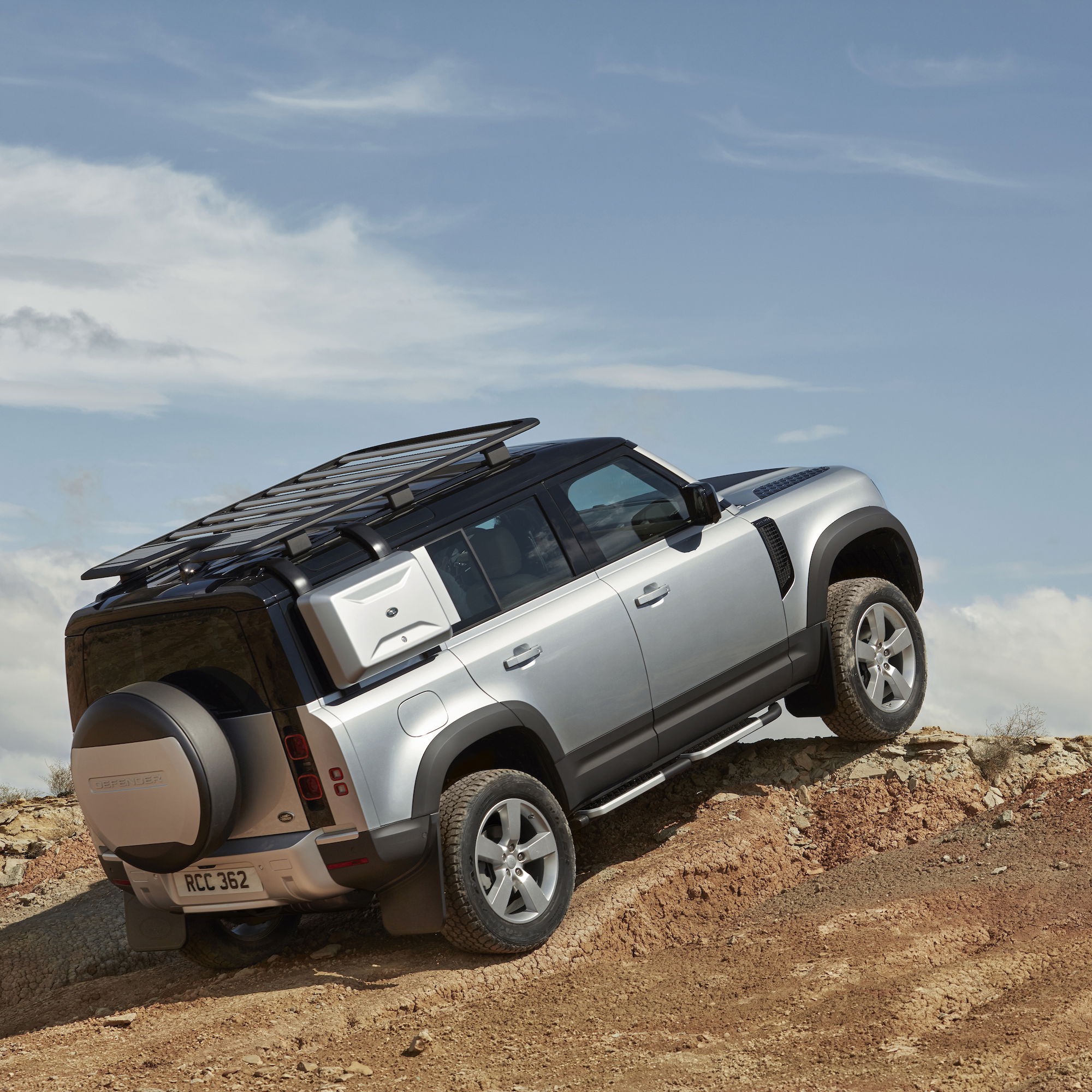 Here's A Range Rover Sport SVR Going Sideways On A Frozen Lake Silverstone Replica