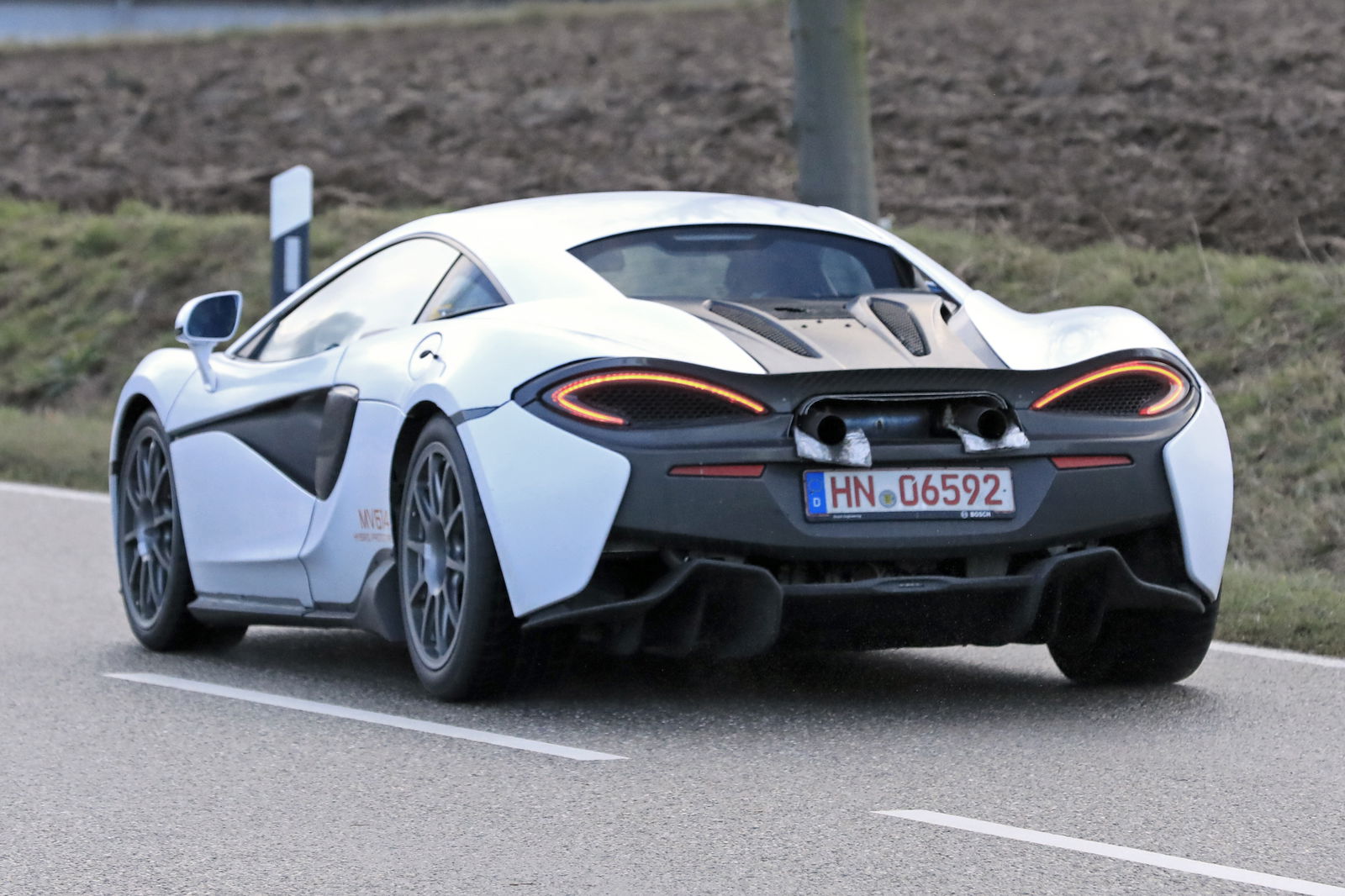 This Is A Test Mule For The Hybrid McLaren 570S Successor
