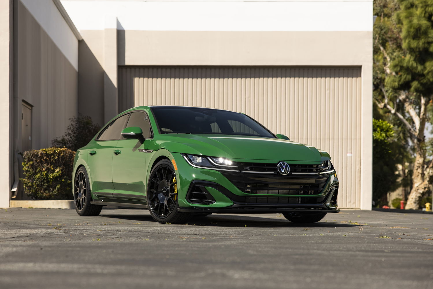 VW Gives Arteon Lowered, Very Green Makeover For 'Big Sur' Concept