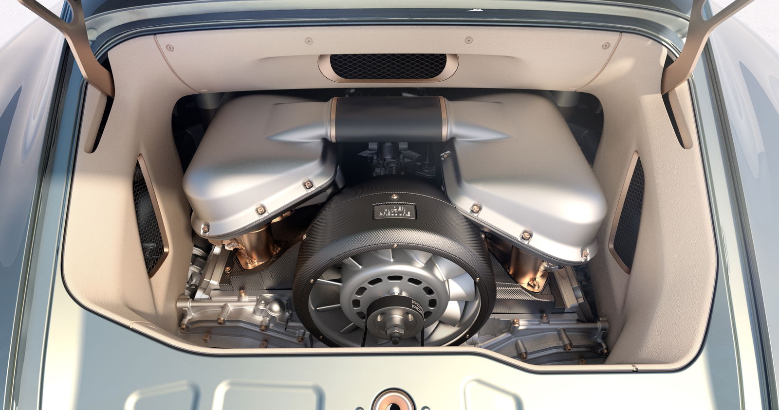 A rear-mounted engine that actually gives you something nice to look at? You'd better believe it