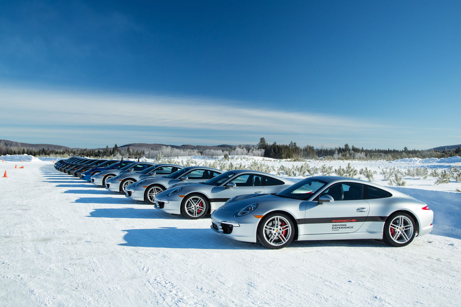 The Porsche driving experience takes their students, owners of porsche vehicles, to their proving grounds to teach them how to drive their own cars.