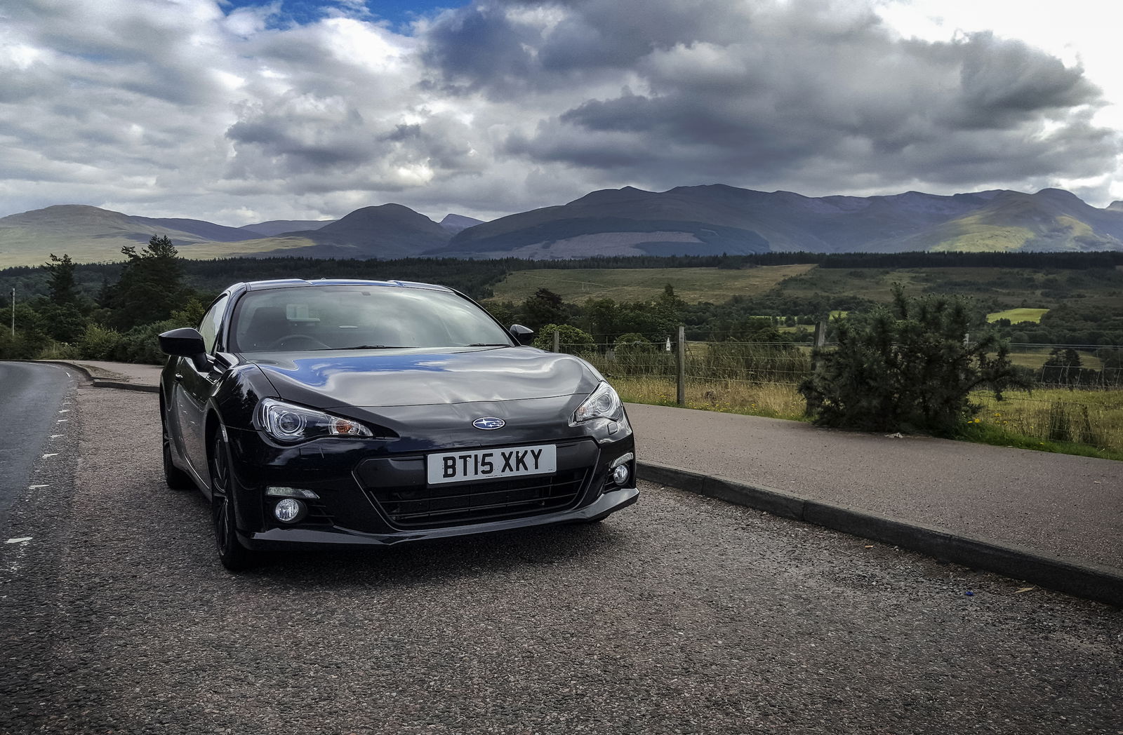 I passed by the Grampian Mountains before entering the Great Glen, containing the world-famous Loch Ness