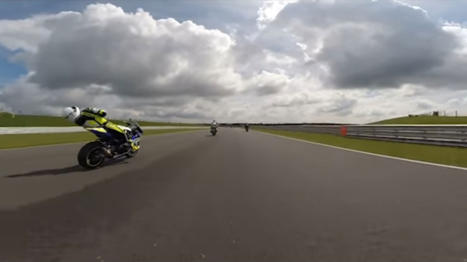 This Track Day Biker Was Knocked Unconscious At Over 140mph