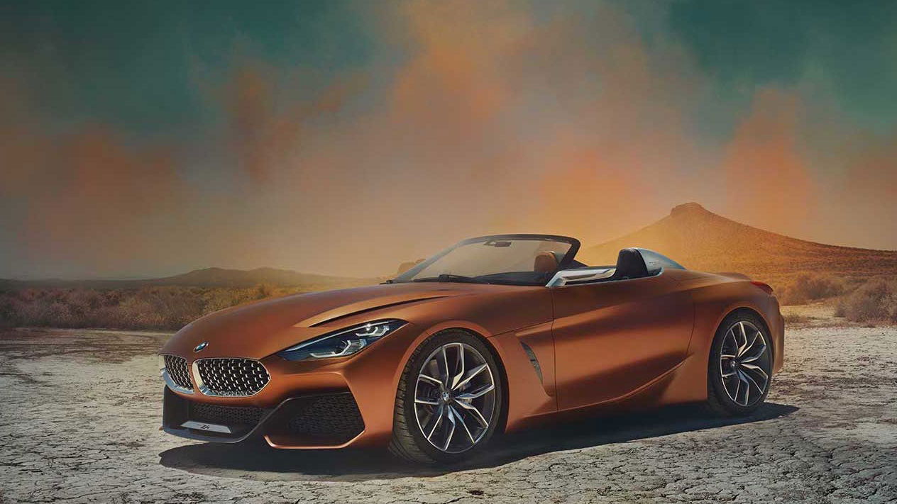 Leaked Pics Show Stunning New BMW Z4 Concept From All Angles