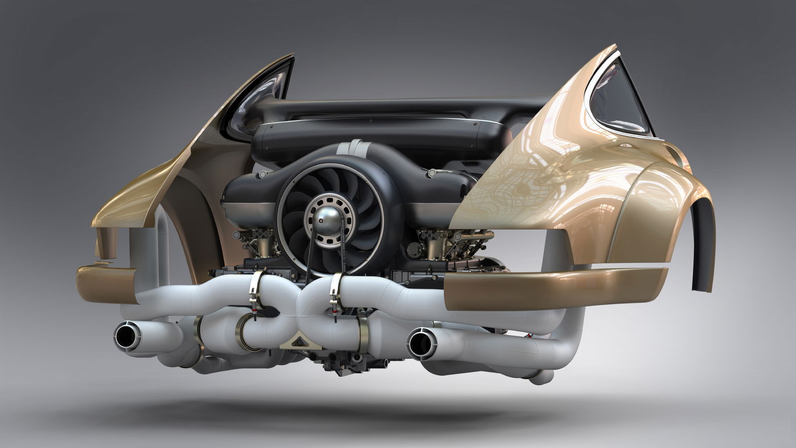 Singer Has Worked With Williams To Create A 500bhp Air-Cooled Flat-Six