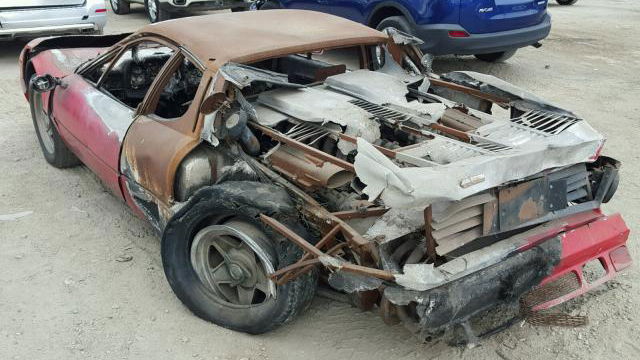 This Fire-Wrecked Ferrari 512 Has Just Sold For About $40,000