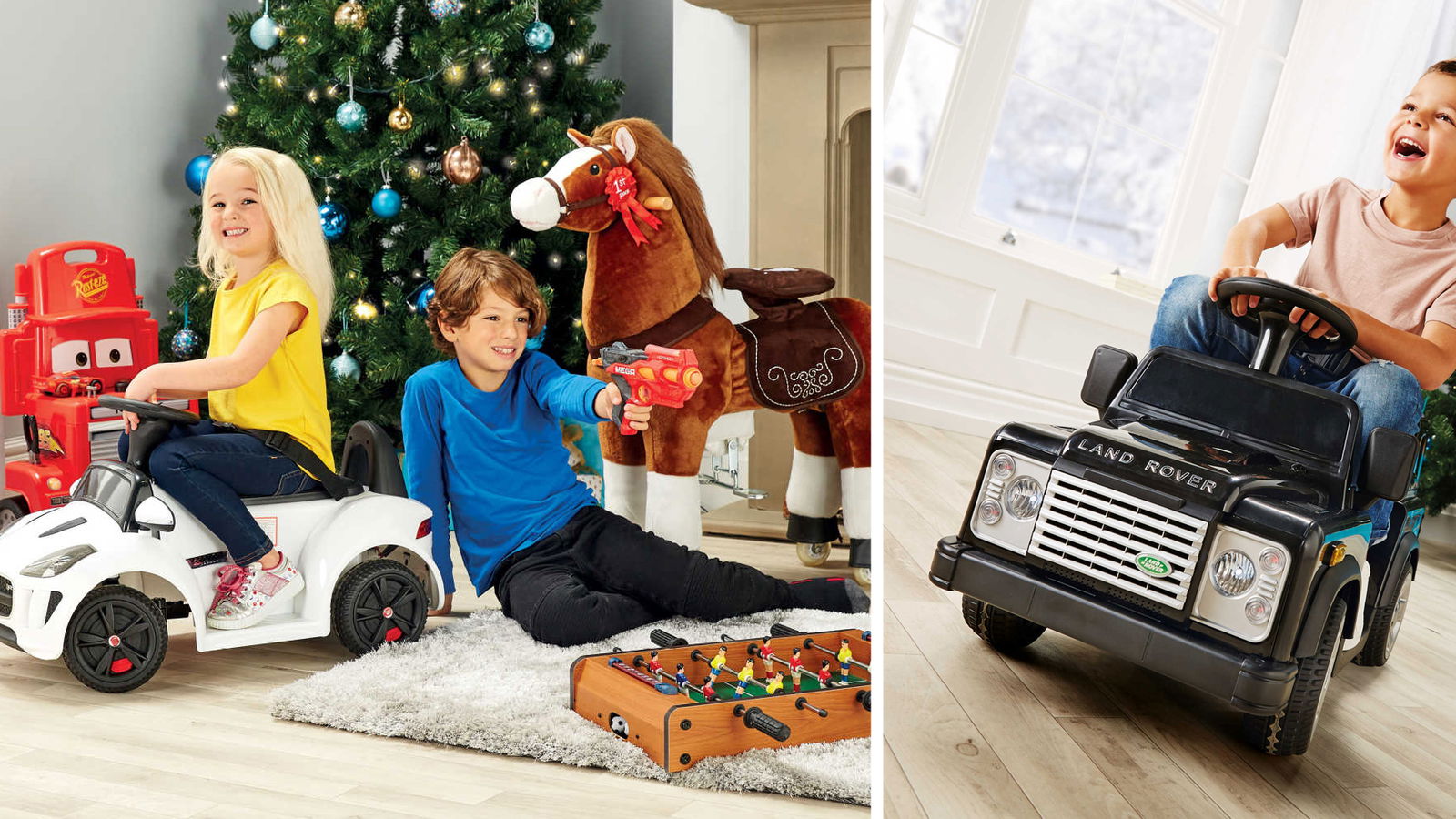 Don't Try To Deny You Want A Tiny Electric Ride-On Defender Or F-Type
