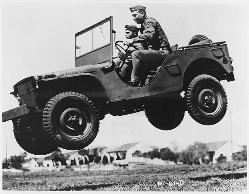 The Willys MB in testing.