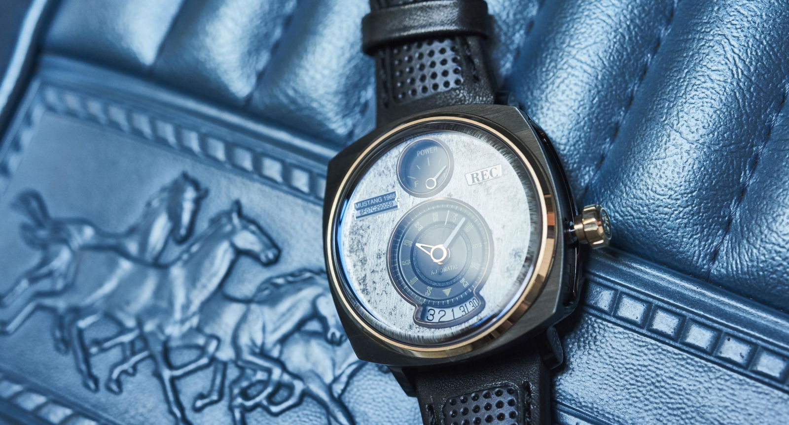 These Watches Are Built Partly Using Salvaged Classic Mustang Parts