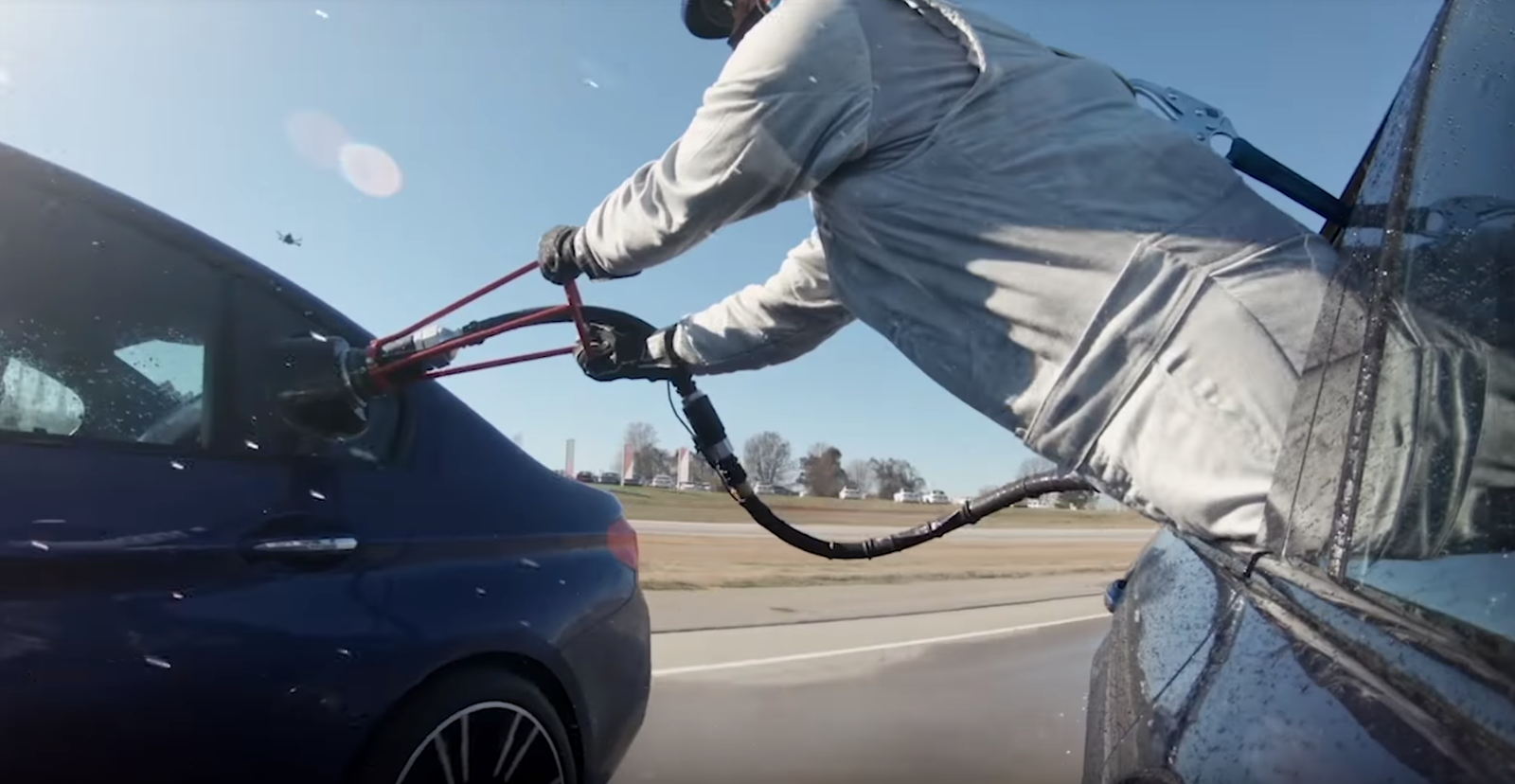 BMW Releases Nail-Biting Footage Of Its Mid-Drift Refuelling Efforts