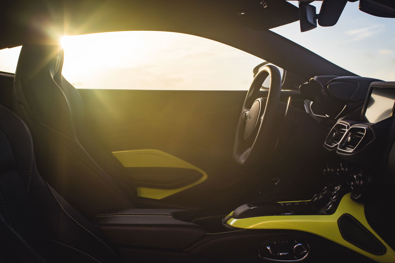 The interior quality is a big step up from the old Vantage, but the design is fussy and the Daimler switchgear is - in places - not brilliantly integrated