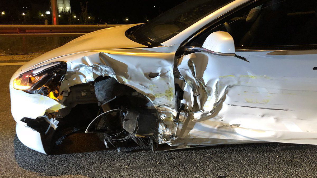 Another Tesla Autopilot Crash Has Wrecked A Model 3 In Greece