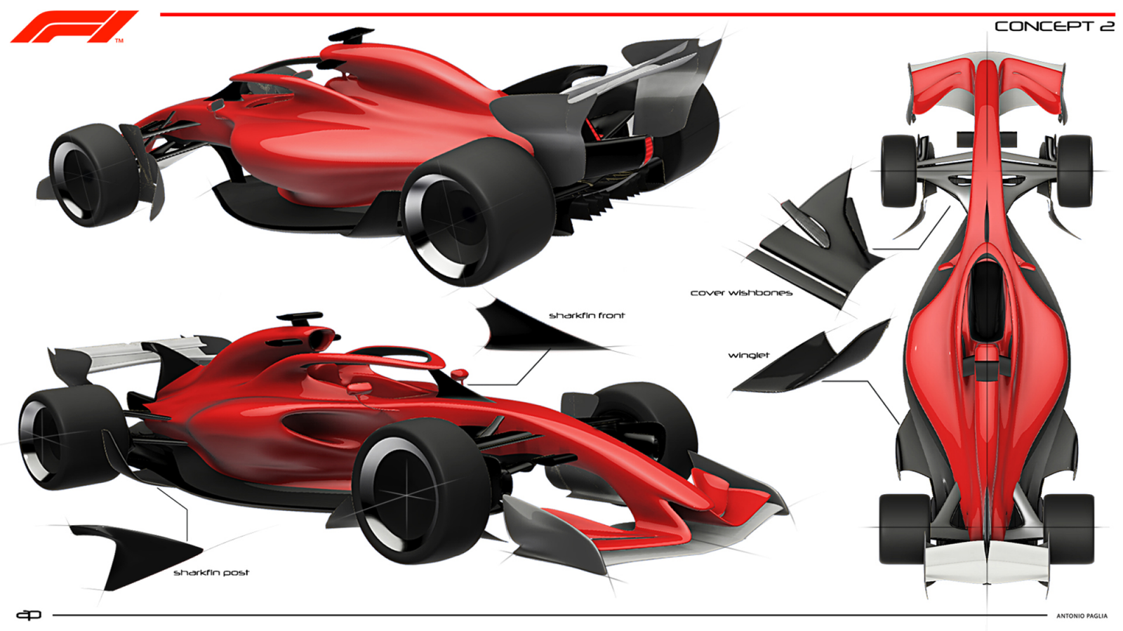 Here's What Formula 1 Wants Its Cars To Look Like In 2021