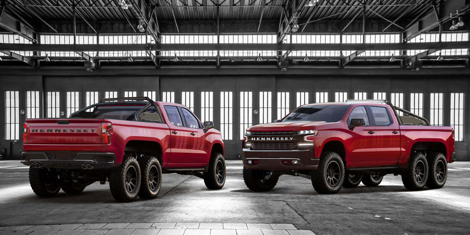 The Hennessey Goliath Is A 6x6 Chevrolet Silverado With 705bhp