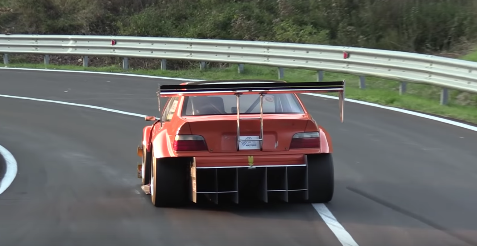 You Could Get Lost In This Cosworth-Engined BMW E36's Diffuser