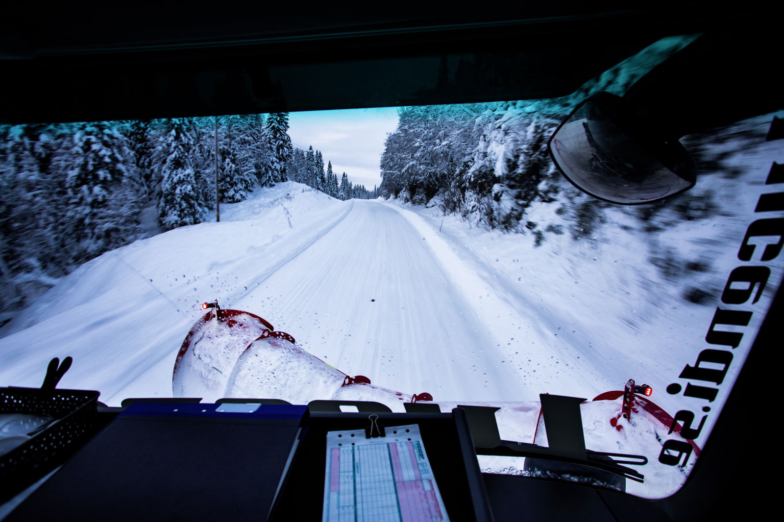 The view from the cab