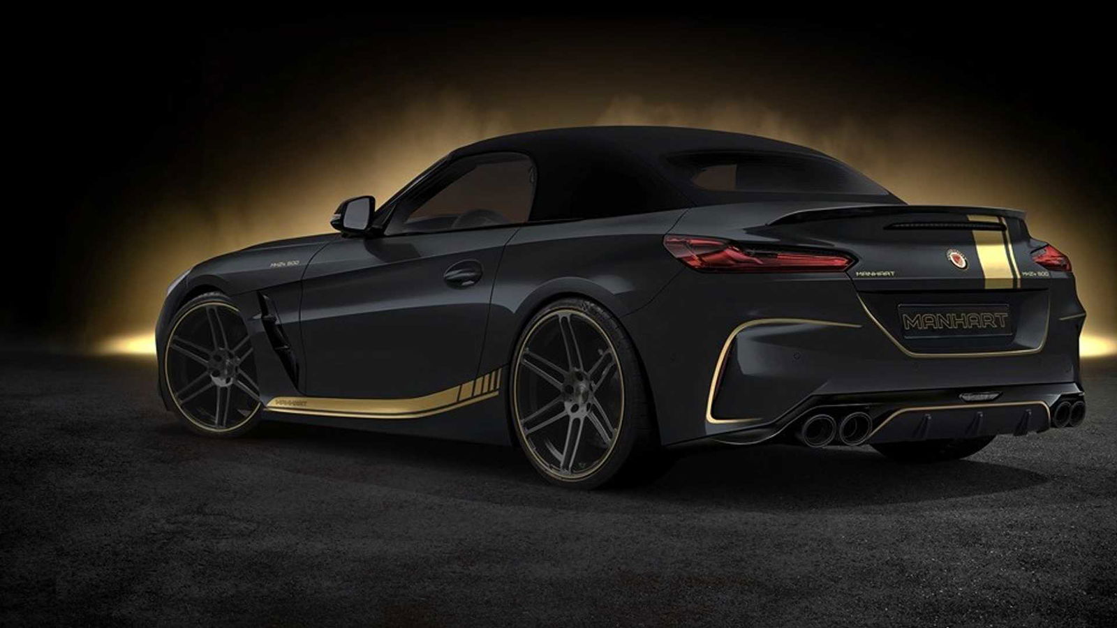 Check Out The New Manhart BMW Z4’s Moody Gold On Black