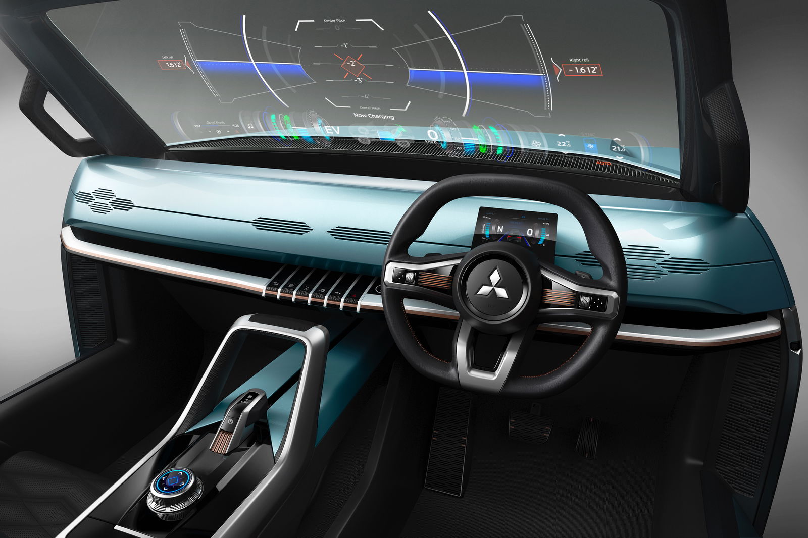 The Mitsubishi MI-Tech Concept Has Four Motors And A Gas Turbine